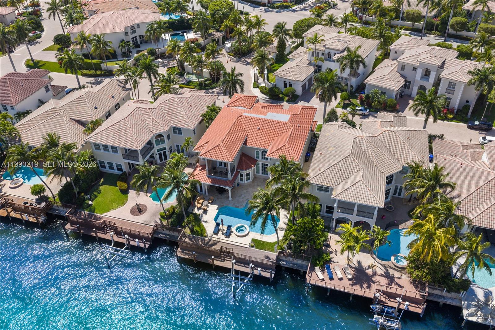 1495 Windjammer Way Hollywood, FL 33019 - Photo 43 of 48 an aerial view of a houses with yard