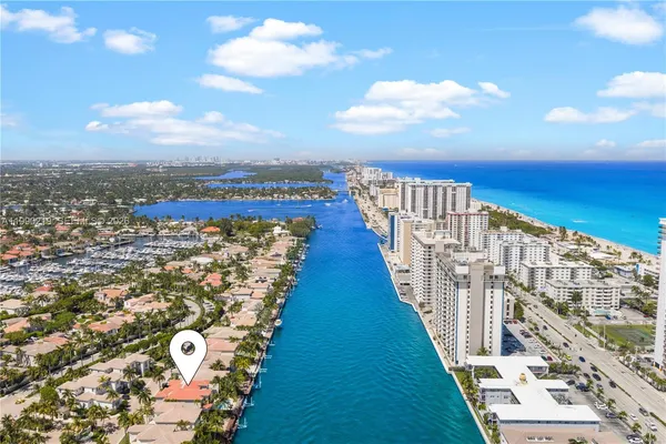 a view of city with ocean view