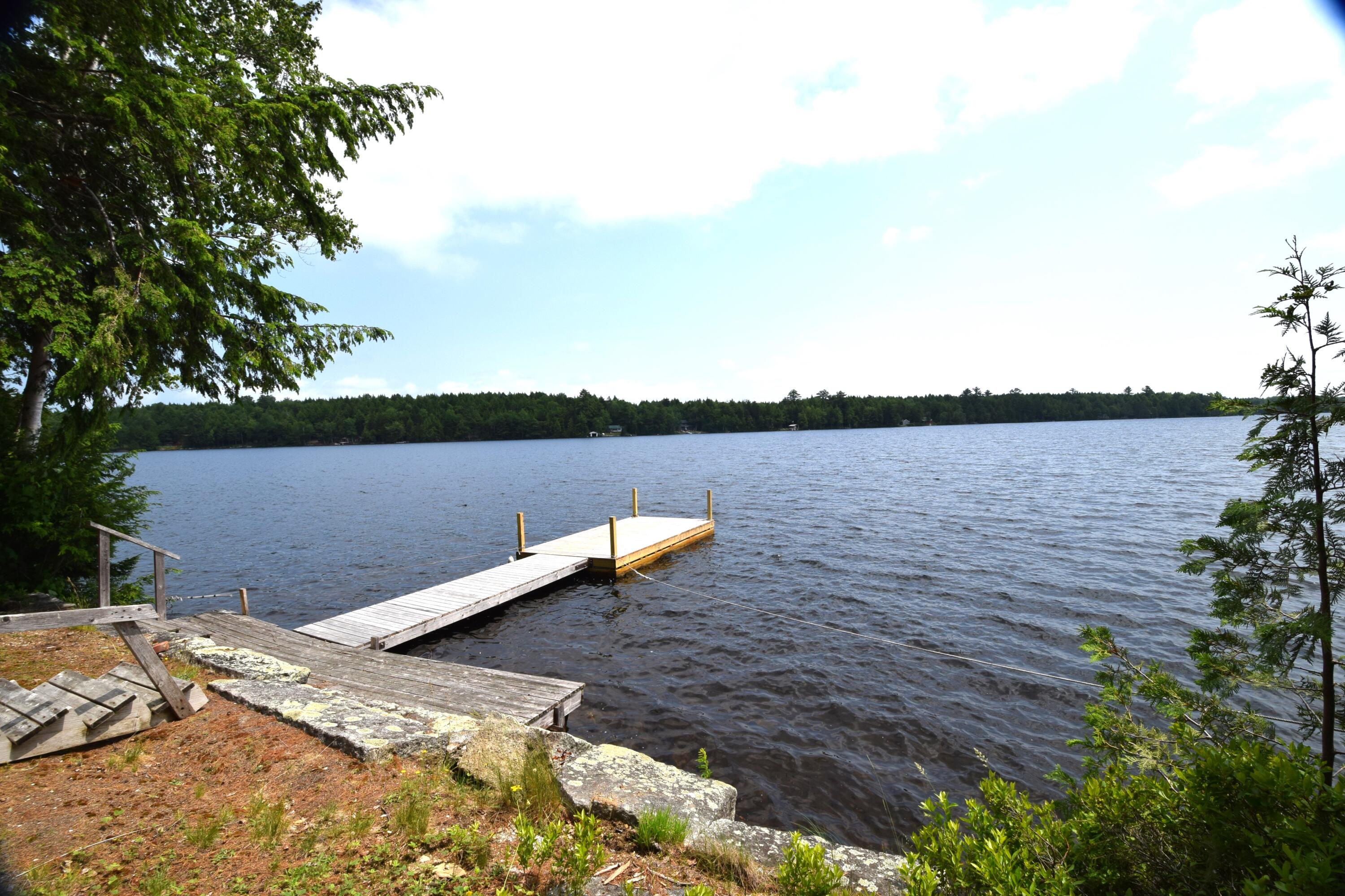 151 Hamilton Road Lakeville, ME 04487 - Photo 11 of 36 Dock with new float...