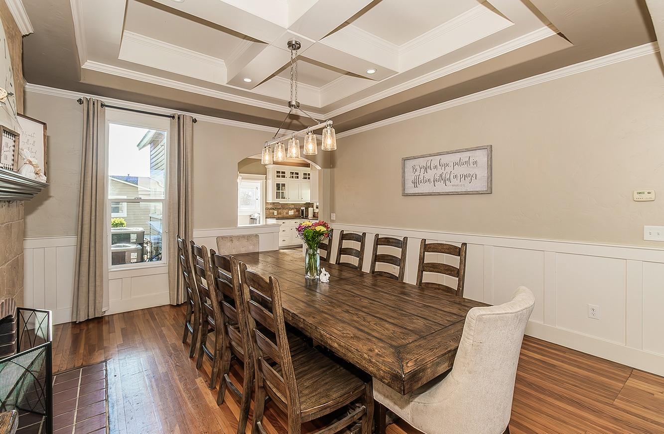 1053 K Street Reedley, CA 93654 - Photo 10 of 62 a view of a dining room with furniture window and wooden floor