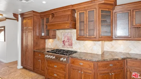 a view of a room with a door