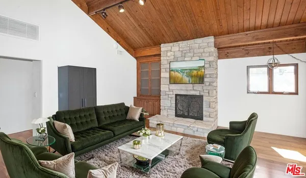 a very nice looking room with a large window