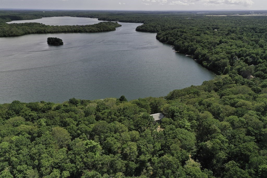 230 Pimlico Pond Road Mashpee, MA 02649 - Photo 10 of 35 an aerial view of a house with a yard