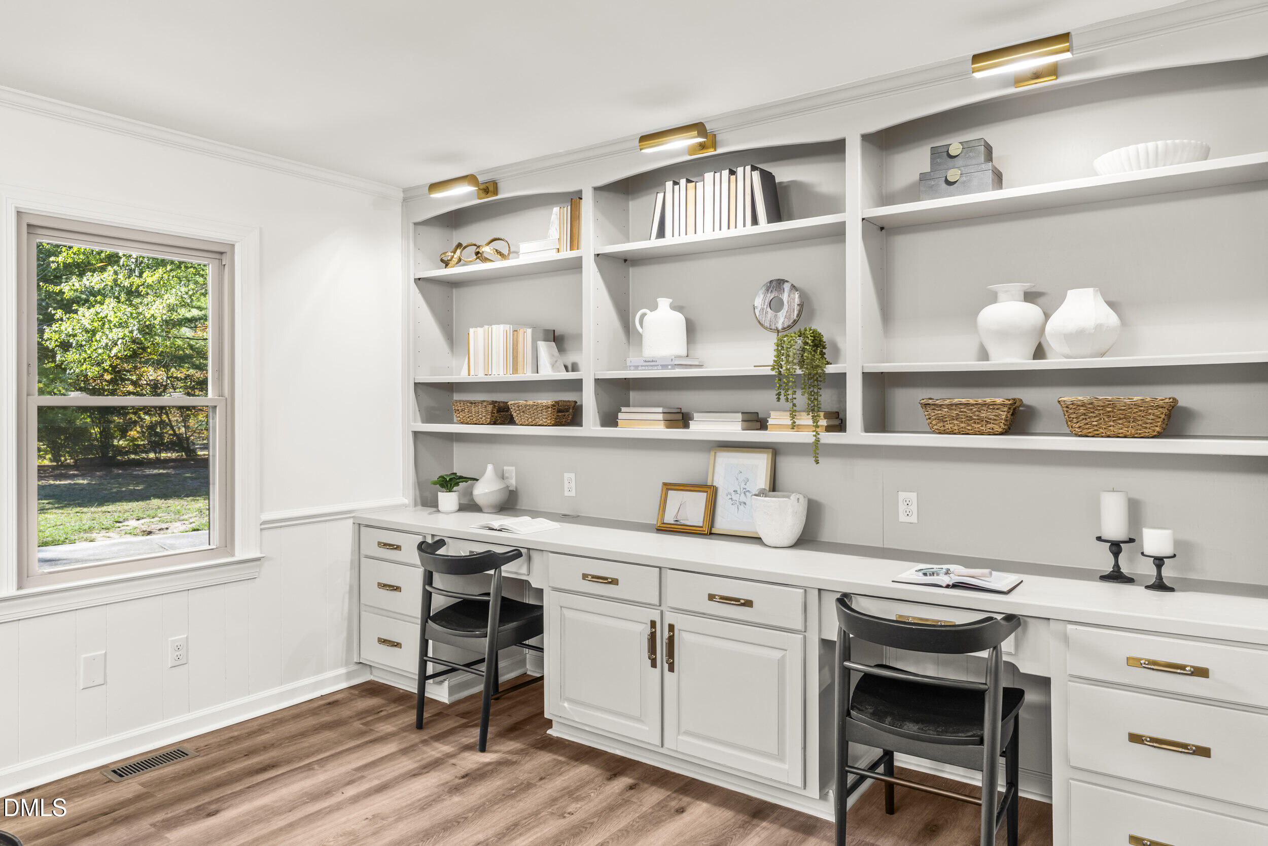 462 Sullivan Road Selma, NC 27576 - Photo 13 of 33 a view of a workspace with a window