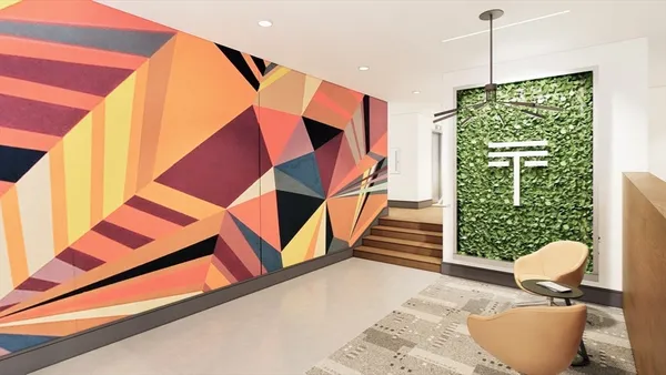 a view of entryway with workspace