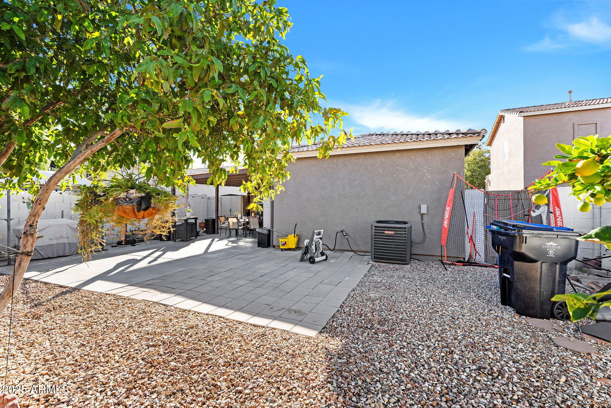 13122 West Calavar Road Surprise, AZ 85379 - Photo 28 of 34 a view of a patio with table and chairs and potted plants