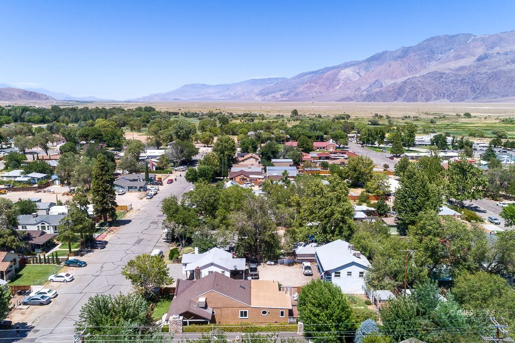 110 North Hay Street Lone Pine, CA 93545 - Photo 3 of 23 an aerial view of residential houses with outdoor space