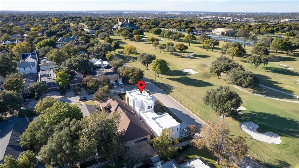 4259 Crestline Road Fort Worth, TX 76107 - Photo 39 of 40 an aerial view of residential houses with outdoor space