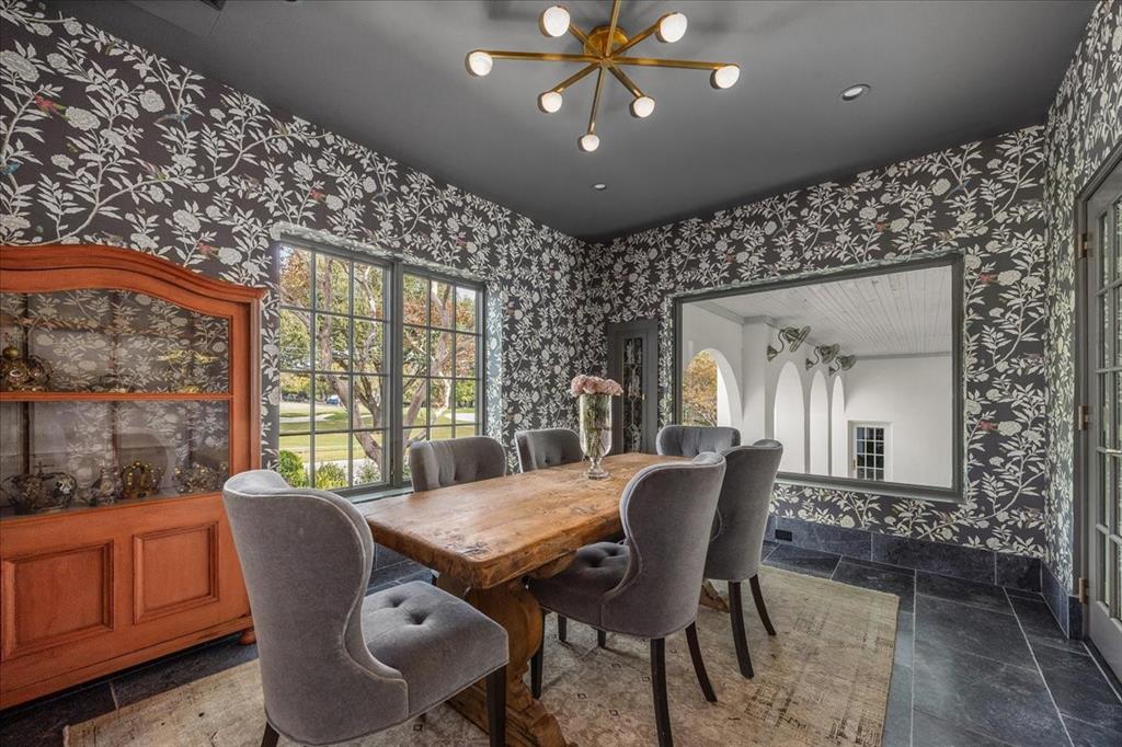 4259 Crestline Road Fort Worth, TX 76107 - Photo 8 of 40 a view of a dining room with furniture window and outside view