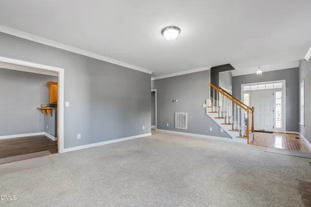 a view of an front door