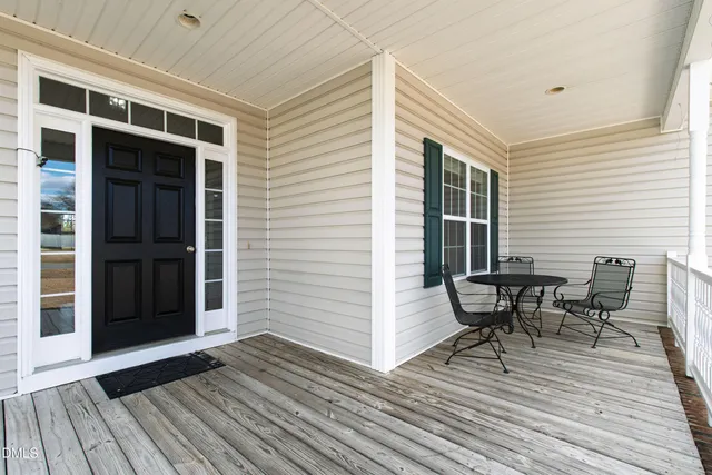 a view of a house with sitting area