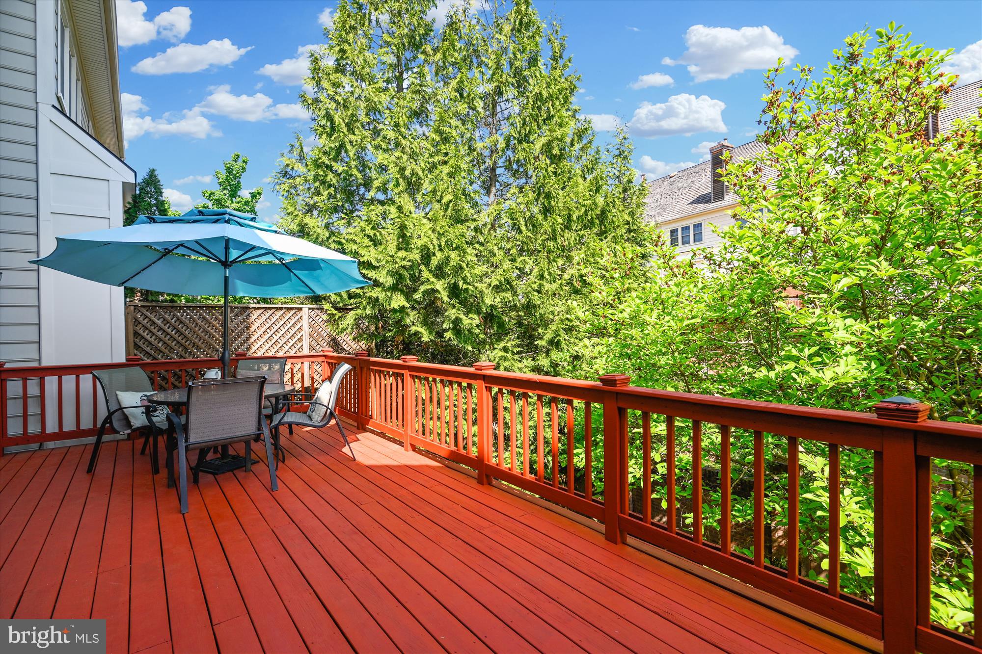 7905 Turncrest Drive Potomac, MD 20854 - Photo 18 of 56 Deck with view of courtyard