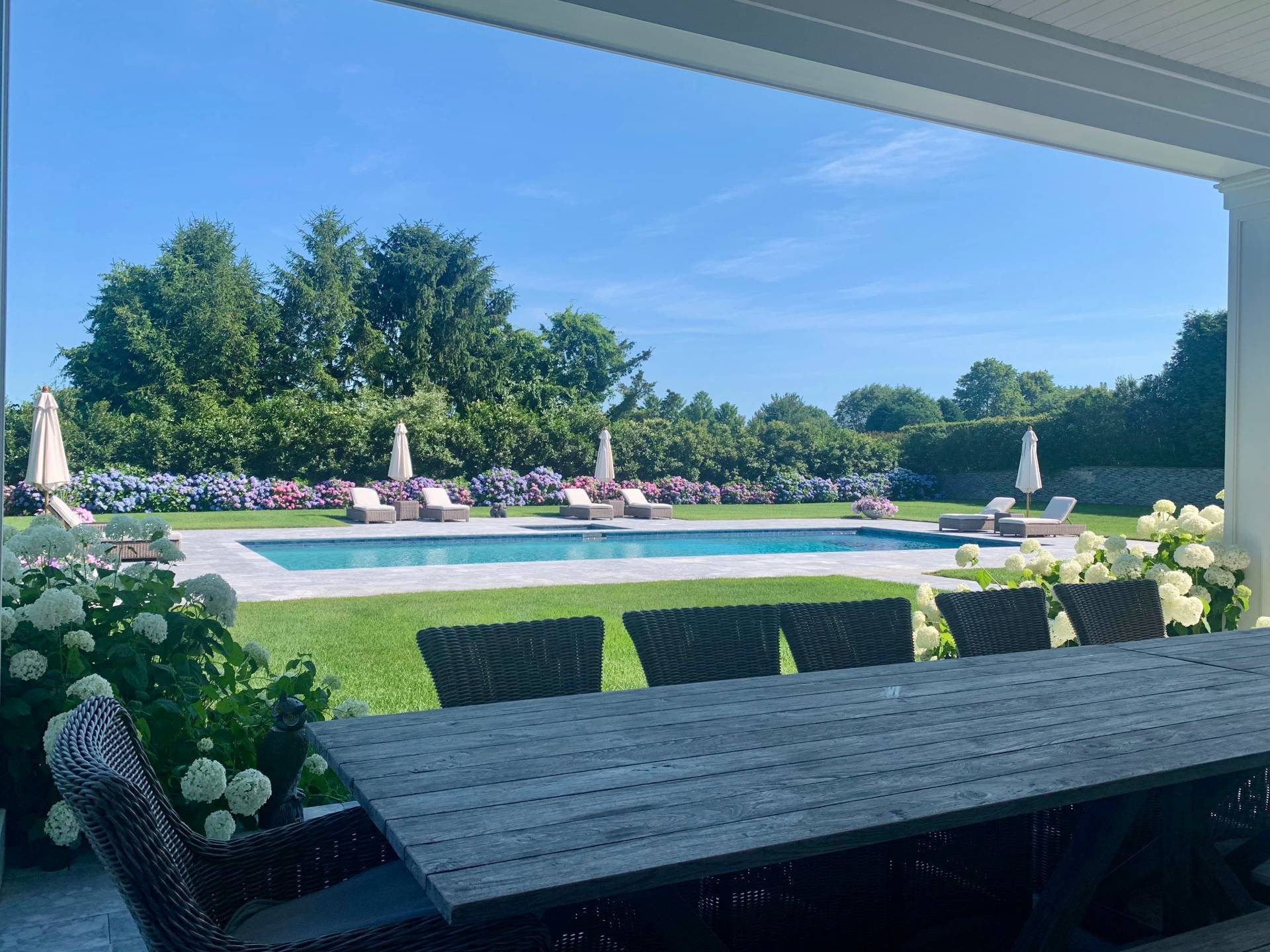 5 Cody Way Bridgehampton, NY 11932 - Photo 29 of 31 a view of a swimming pool with a patio