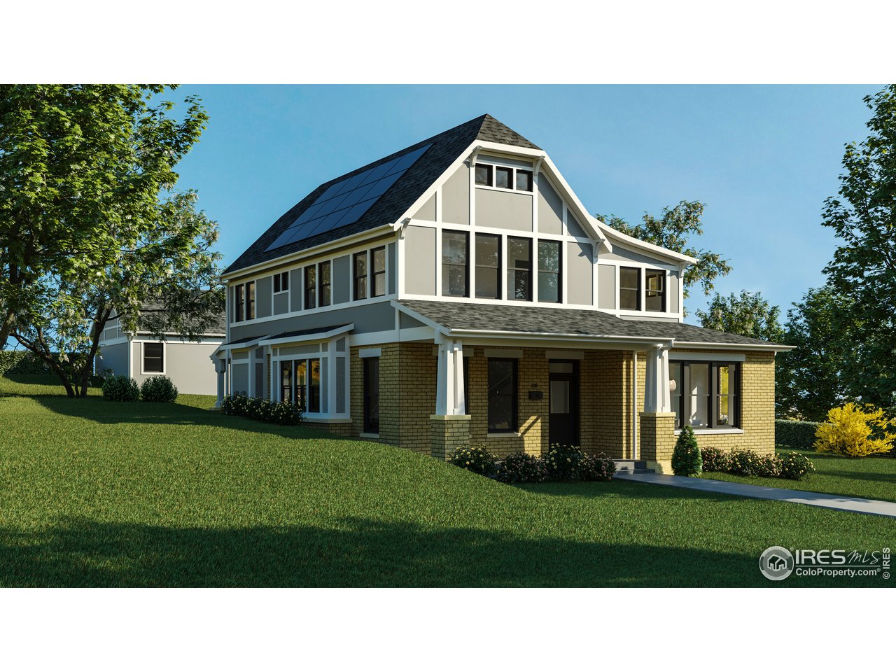 735 14th Street Boulder, CO 80302 - Photo 1 of 11 a front view of a house with a garden