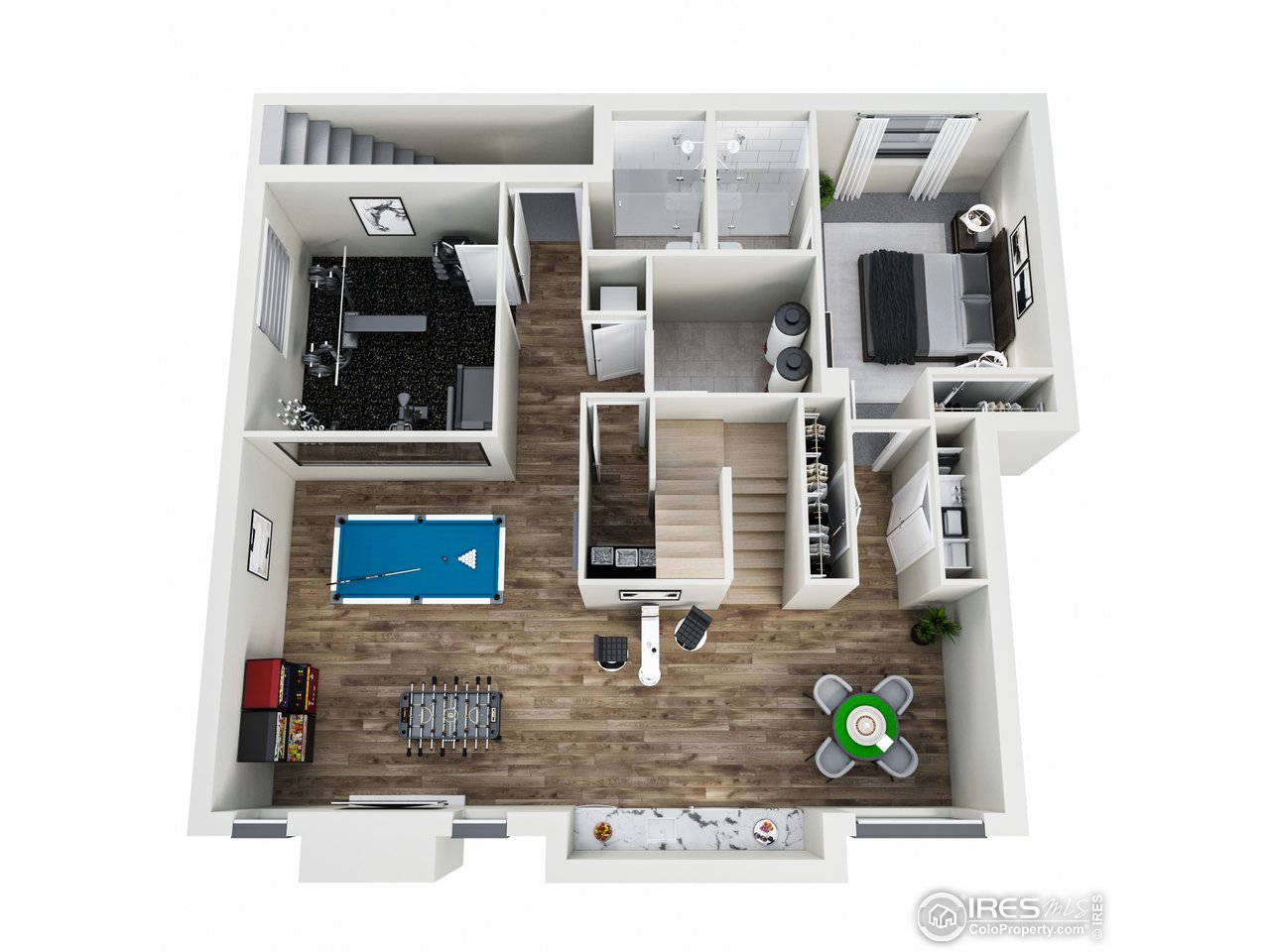 735 14th Street Boulder, CO 80302 - Photo 11 of 11 a kitchen with kitchen island stainless steel appliances a sink and cabinets