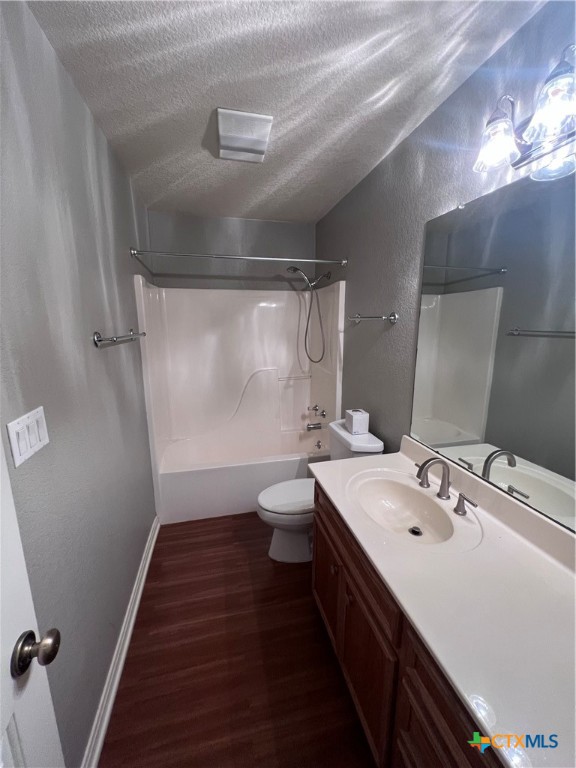 1241 Rapids Road New Braunfels, TX 78130 - Photo 22 of 27 a bathroom with a sink a toilet a mirror and shower