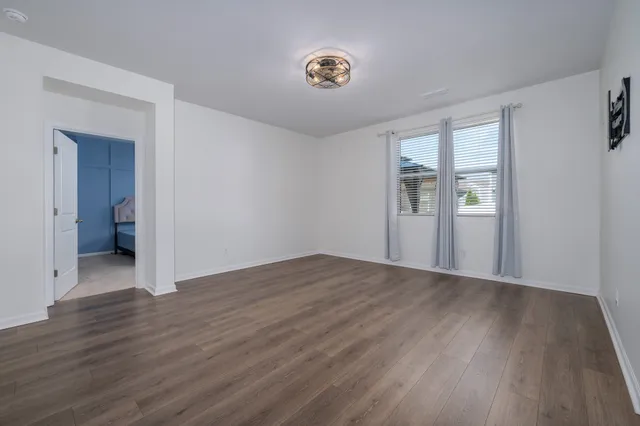 wooden floor in an empty room
