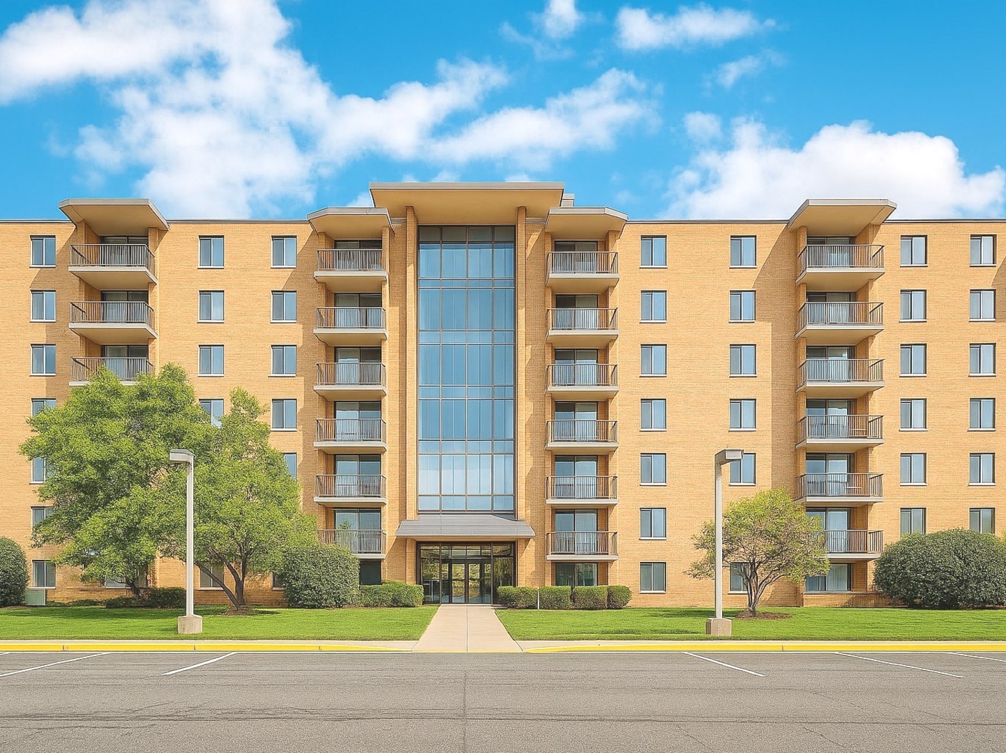 1727 West Crystal Lane, Unit 707B Mount Prospect, IL 60056 - Photo 1 of 13 a front view of a building