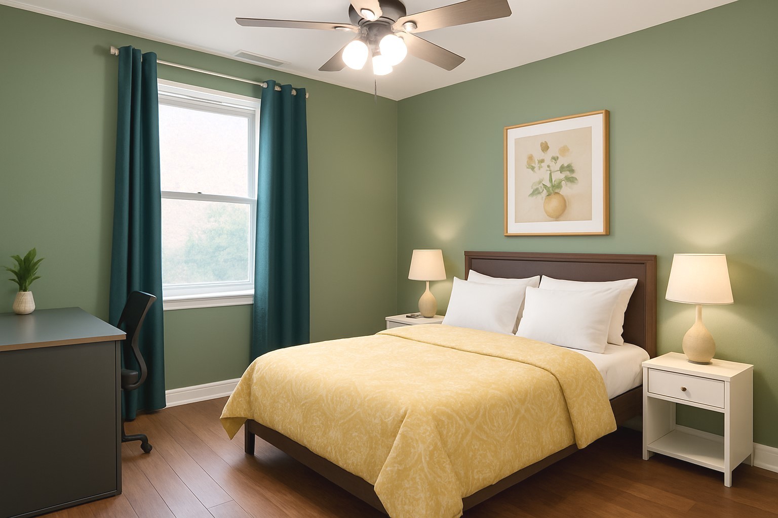 1727 West Crystal Lane, Unit 707B Mount Prospect, IL 60056 - Photo 7 of 13 a bedroom with a bed and a window