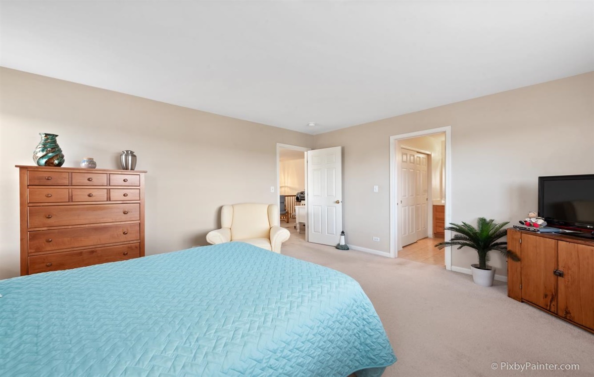 243 Grand Ridge Road St. Charles, IL 60175 - Photo 18 of 29 a bedroom with a bed and a television
