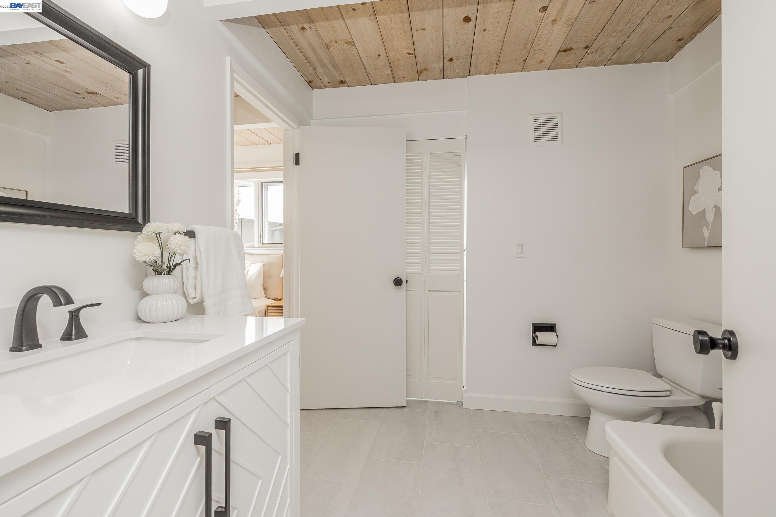 148 Ridgeway Avenue Fairfax, CA 94930 - Photo 16 of 31 a bathroom with a sink a toilet and shower