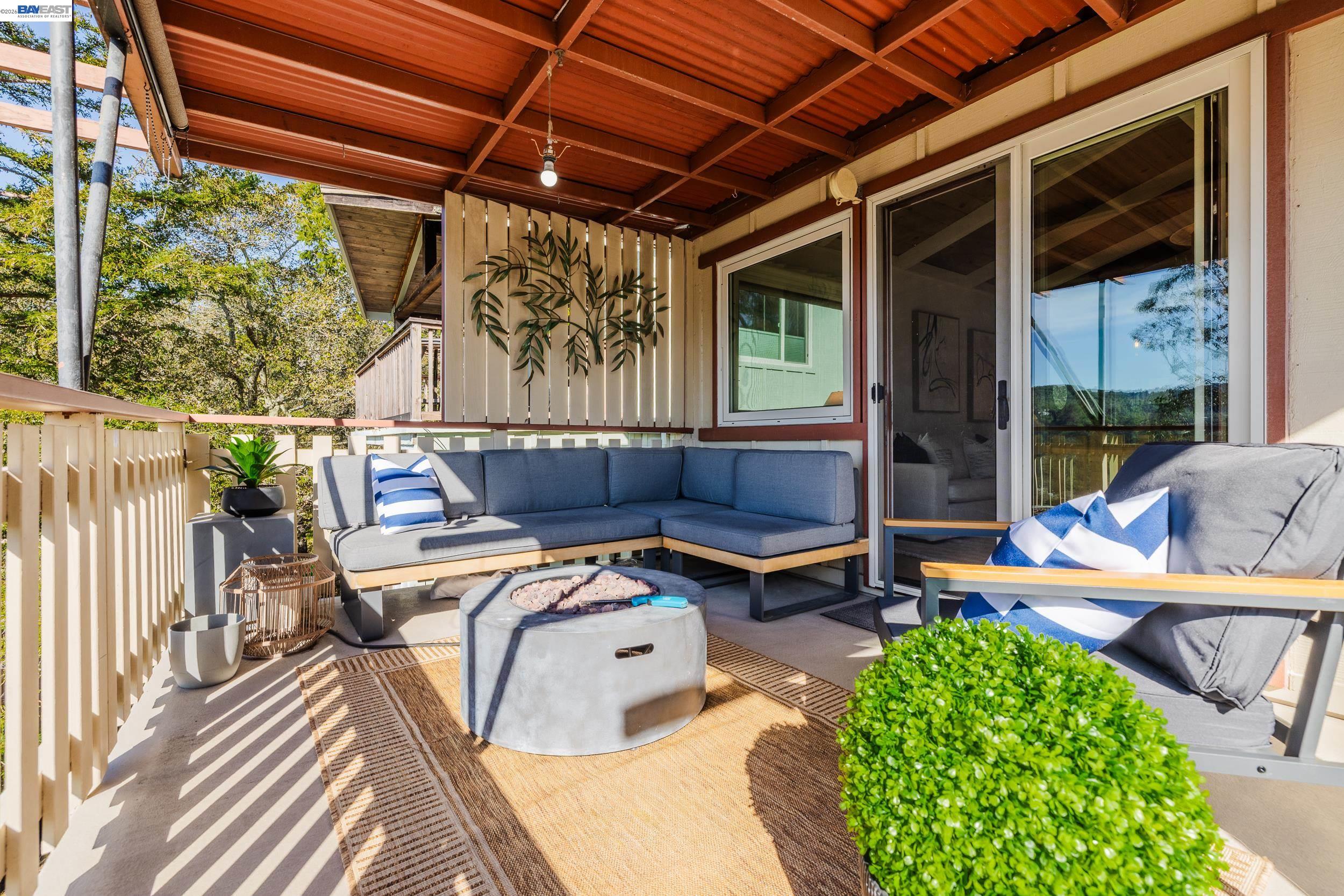 148 Ridgeway Avenue Fairfax, CA 94930 - Photo 20 of 31 a outdoor space with chairs