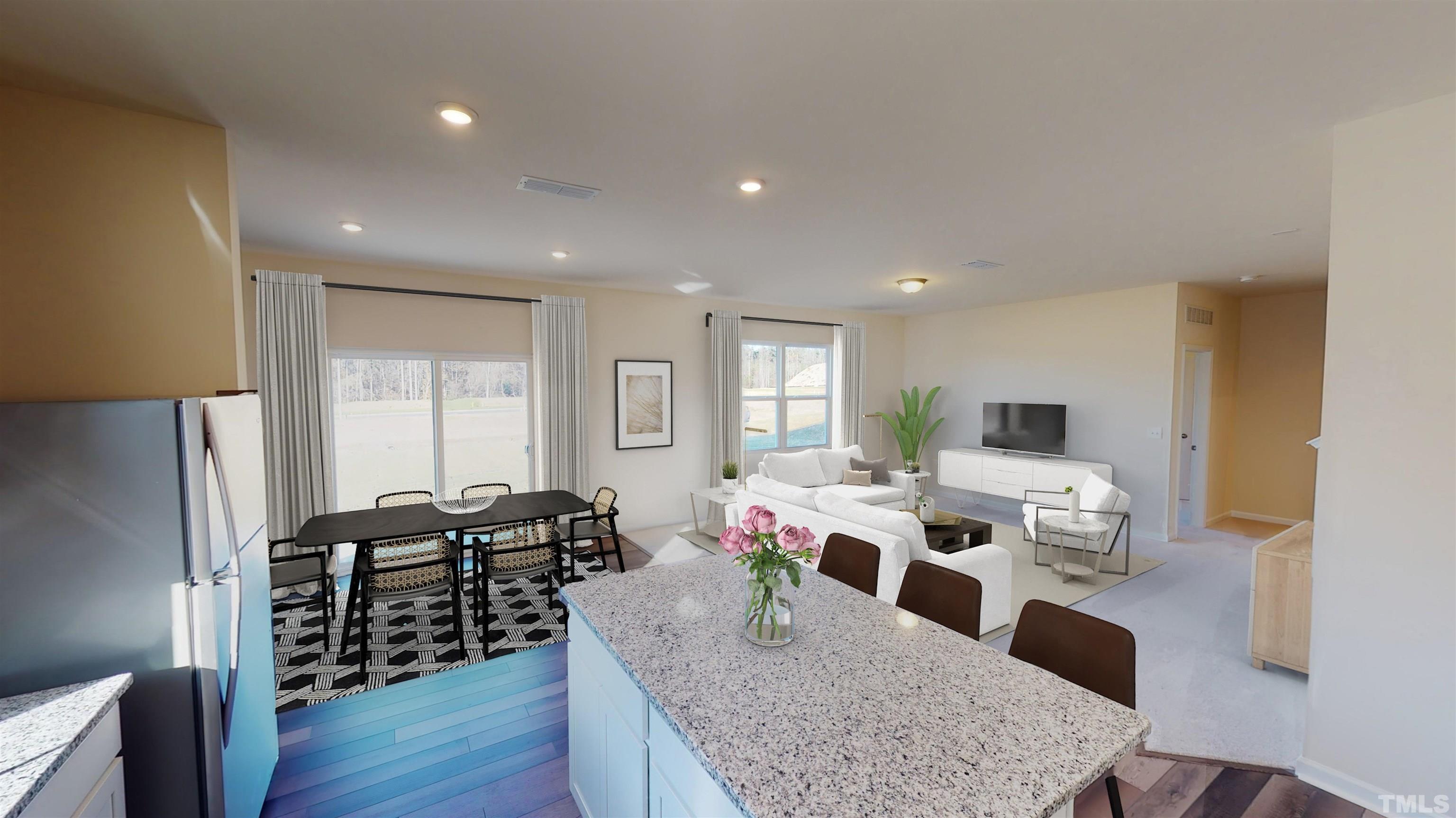 3517 Dragonfly River Raleigh, NC 27604 - Photo 6 of 27 a very nice looking living room with furniture and wooden floor