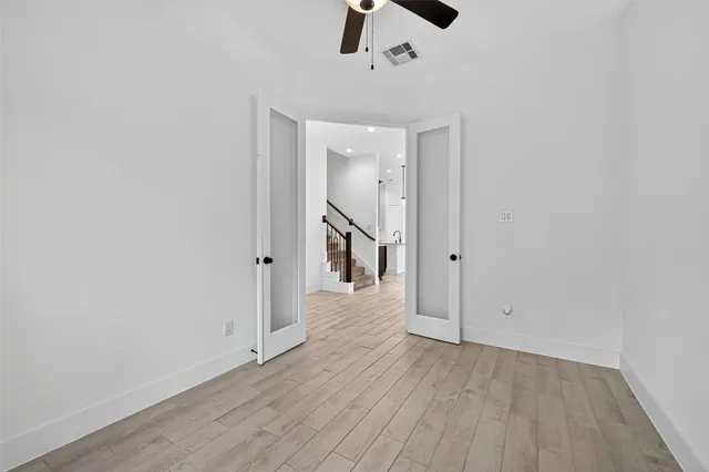 wooden floor in an empty room