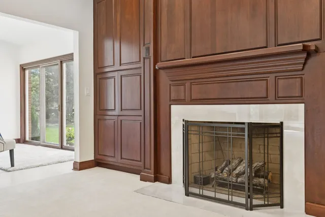 a spacious bathroom with a shower sink and mirror