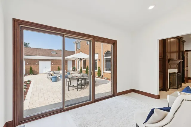 a view of room with window