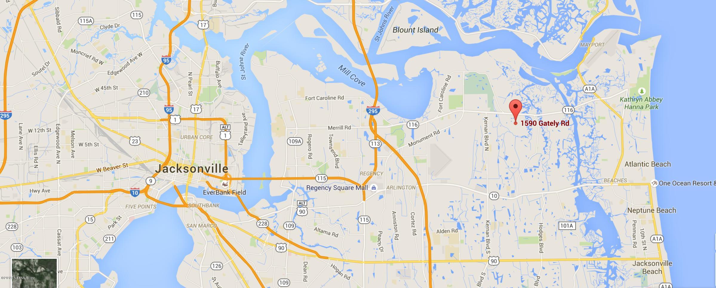 1590 Gately Road Jacksonville, FL 32225 - Photo 3 of 40 Four miles to the Ocean