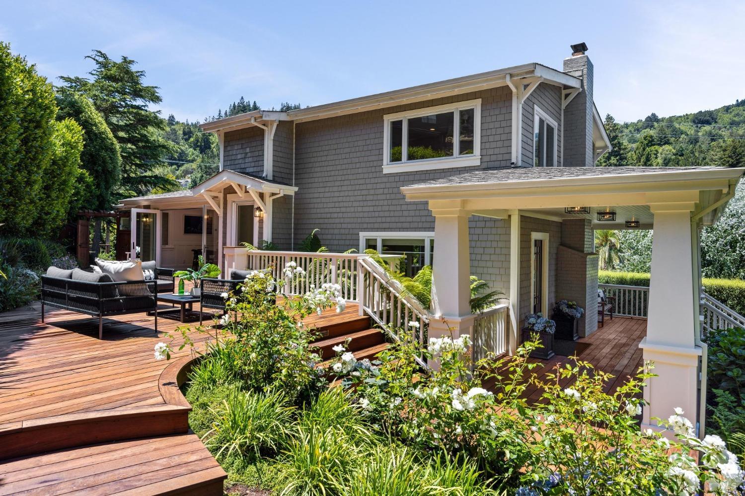 a view of a house with patio