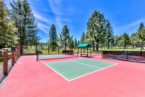 a view of outdoor space and basketball court