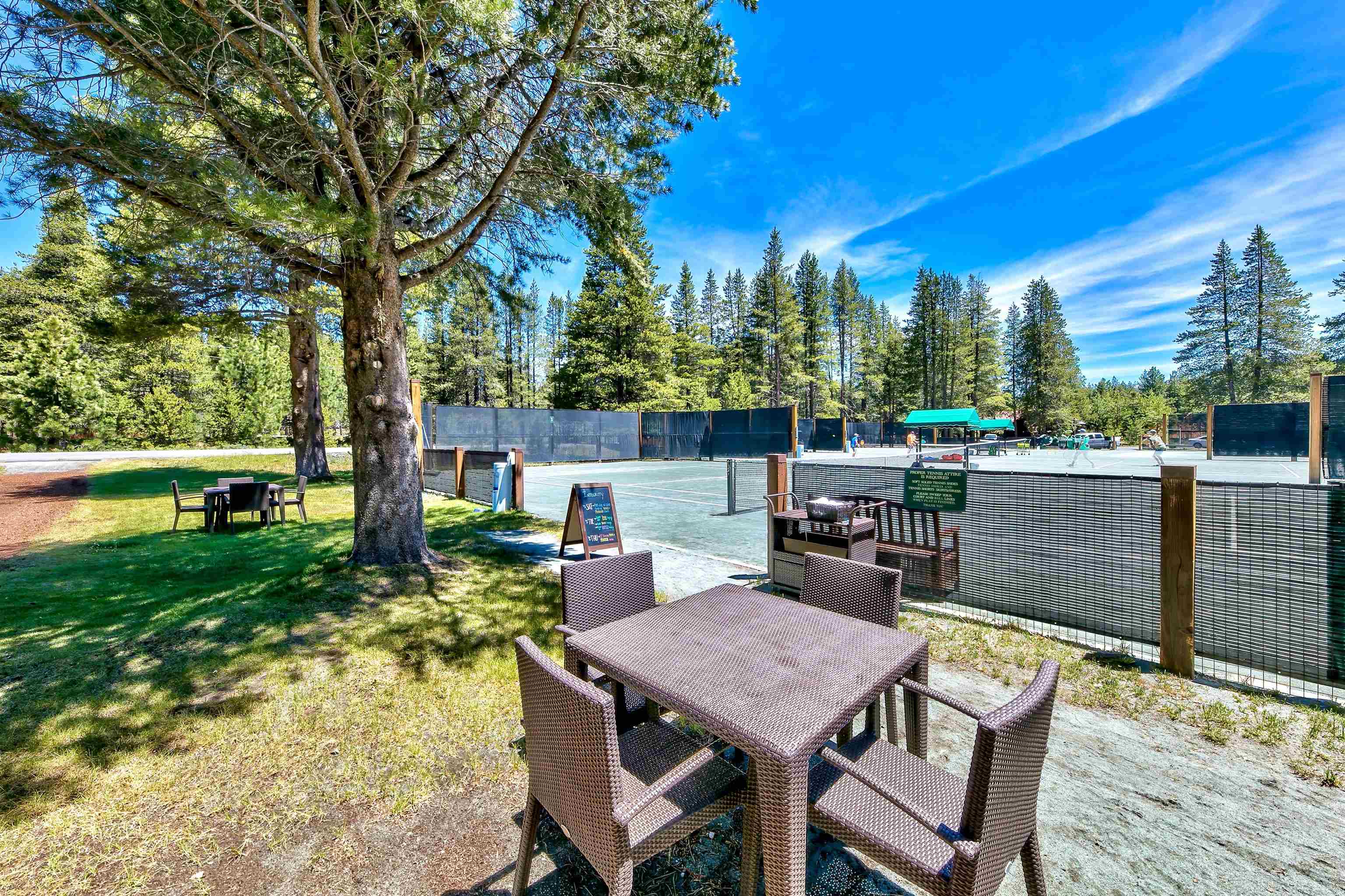 8201 Lahontan Drive Truckee, CA 96161 - Photo 21 of 28 a view of a backyard with sitting area