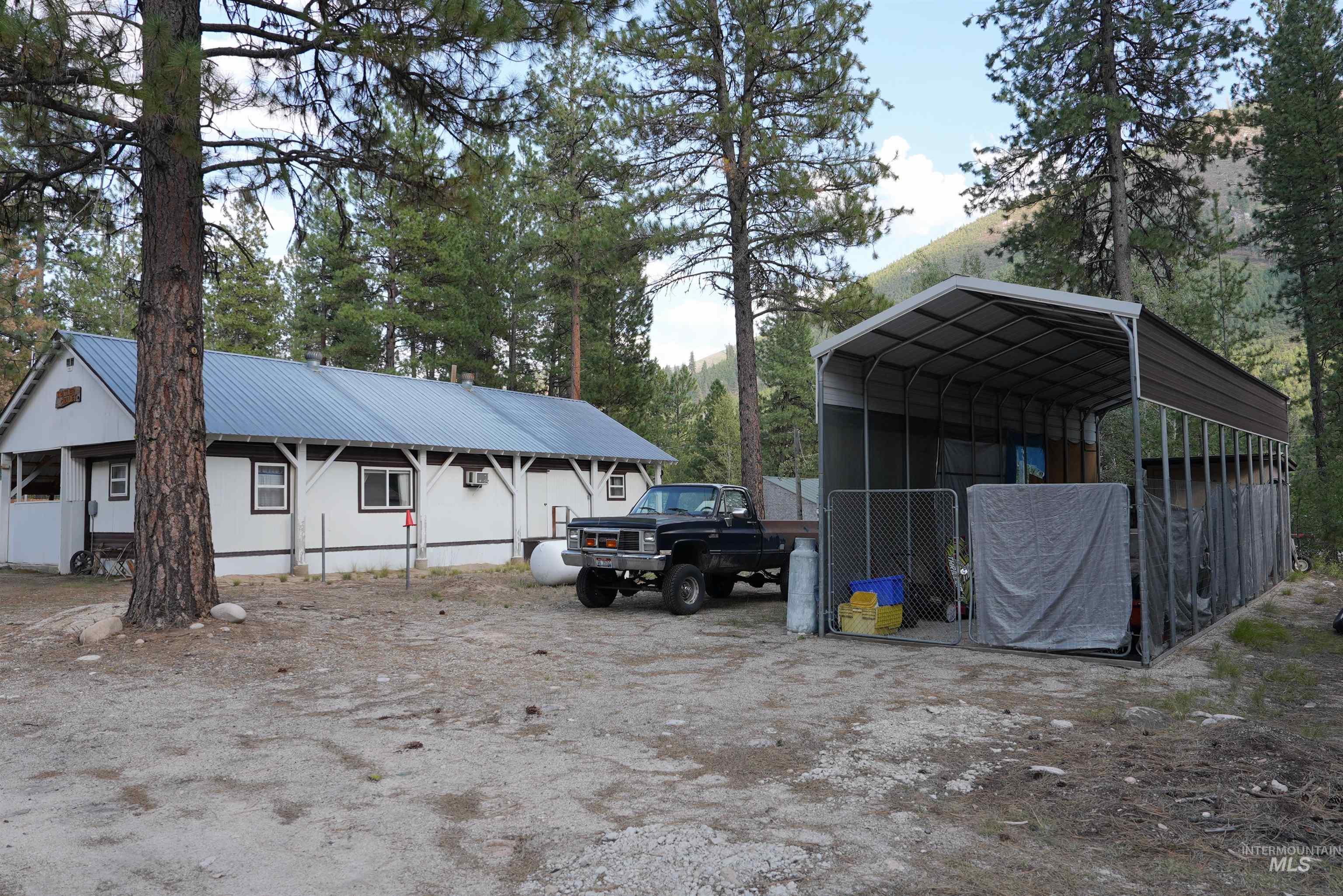 8395 Highway 21 Lowman, ID 83637 - Photo 16 of 22 View of vehicle parking with a detached carport