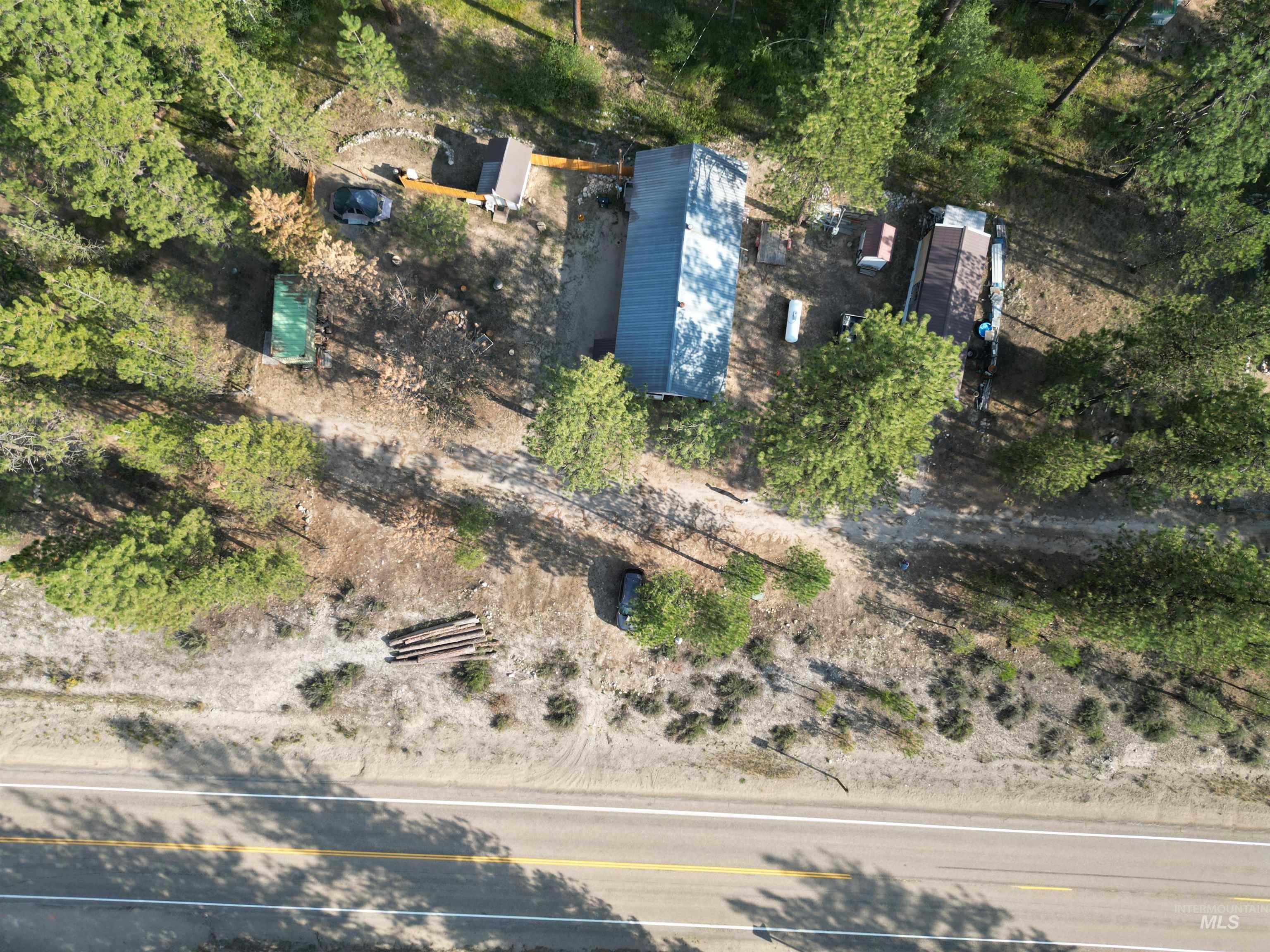 8395 Highway 21 Lowman, ID 83637 - Photo 4 of 22 Aerial view of property's location