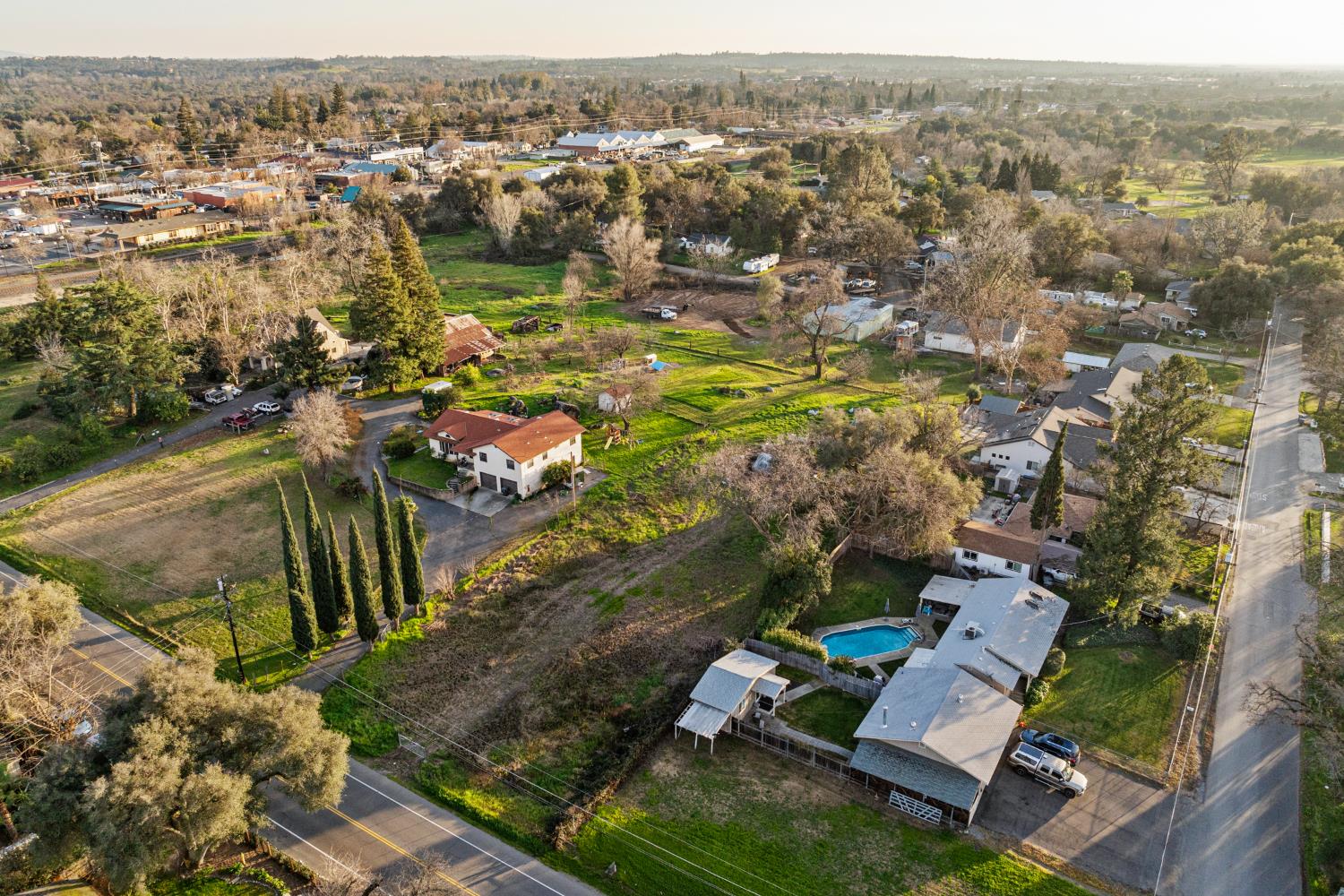 0 Webb Street Loomis, CA 95650 - Photo 7 of 13 an aerial view of residential houses with outdoor space