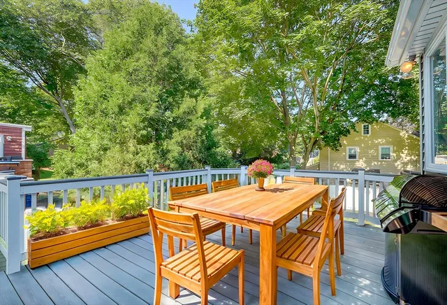 a view of deck and patio