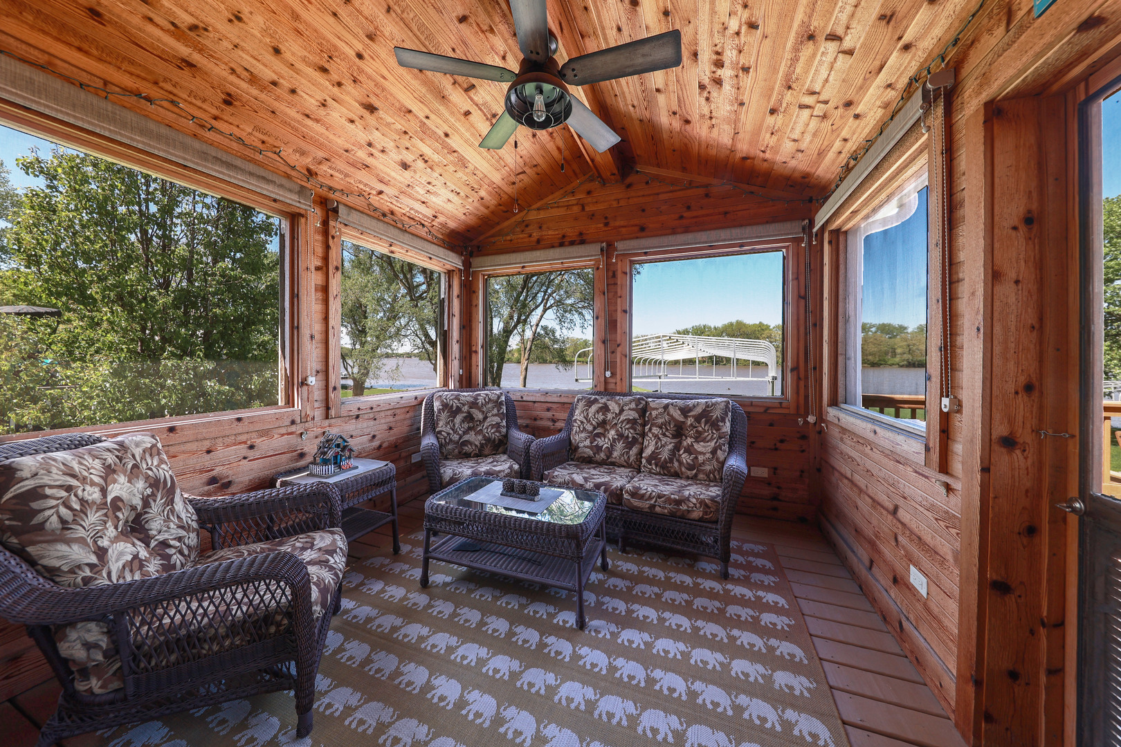 26000 Cottage Road Wilmington, IL 60481 - Photo 14 of 31 a living room with furniture and a large window