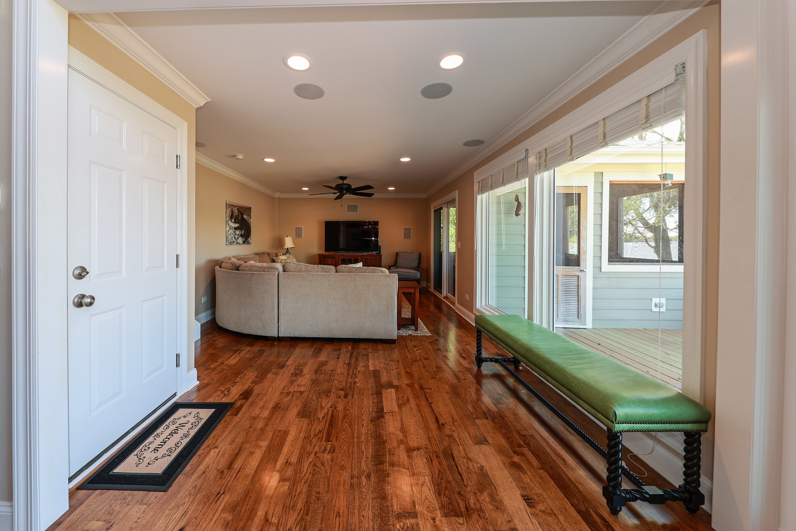 26000 Cottage Road Wilmington, IL 60481 - Photo 15 of 31 a living room with furniture and a large window