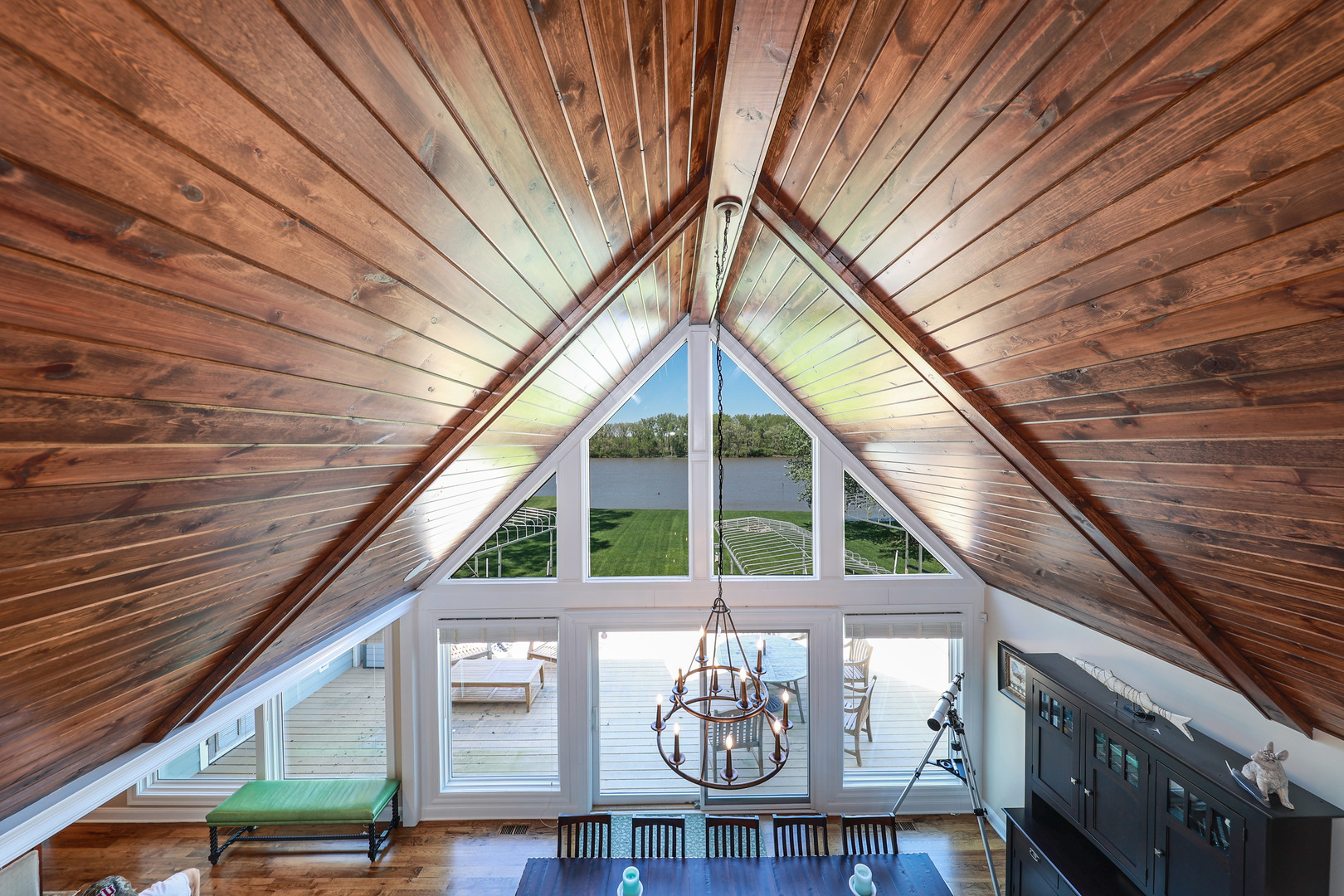 26000 Cottage Road Wilmington, IL 60481 - Photo 24 of 31 a view of deck with furniture and garden