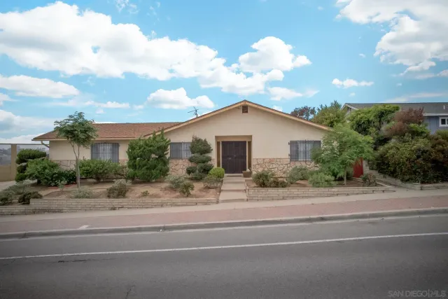 a view of a house with a outdoor space