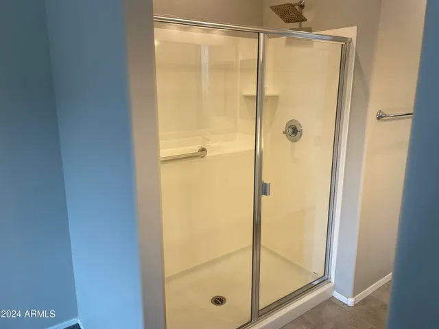 a close view of closet