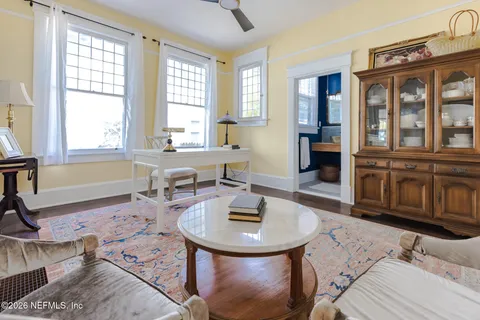 a kitchen with stainless steel appliances granite countertop a sink refrigerator and microwave