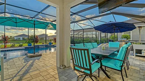 a view of chair and tables