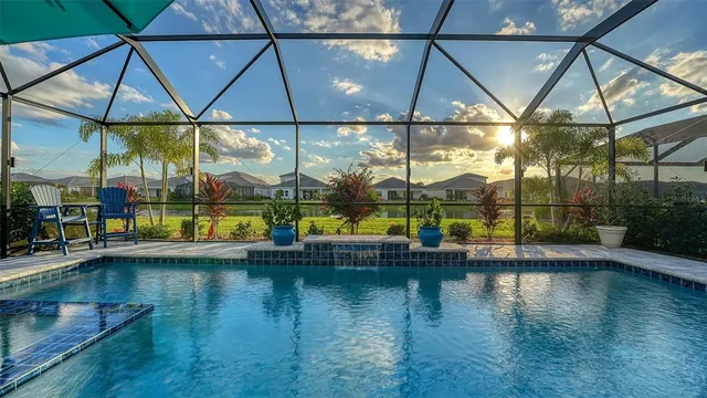 a view of a lake from a roof deck
