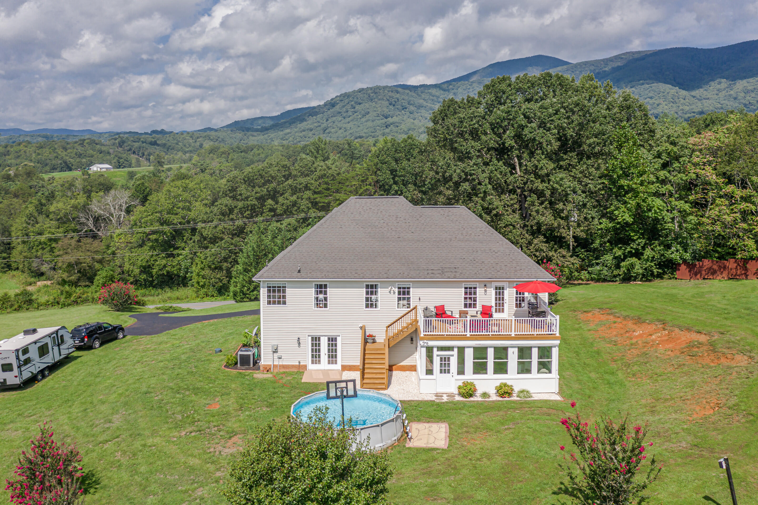 4510 Bethlehem Road Boones Mill, VA 24065 - Photo 38 of 48 an aerial view of a house