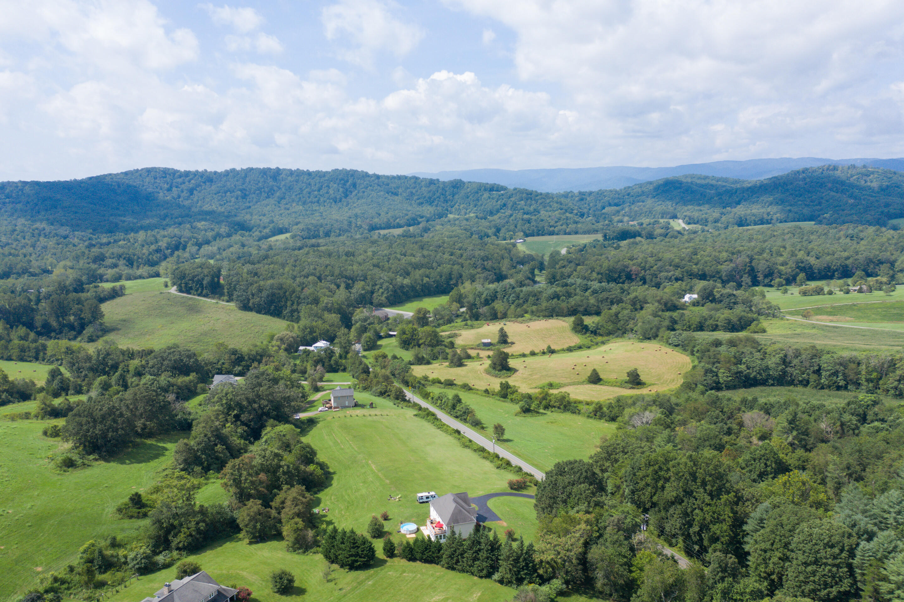 4510 Bethlehem Road Boones Mill, VA 24065 - Photo 42 of 48 an aerial view of residential house with outdoor space and river