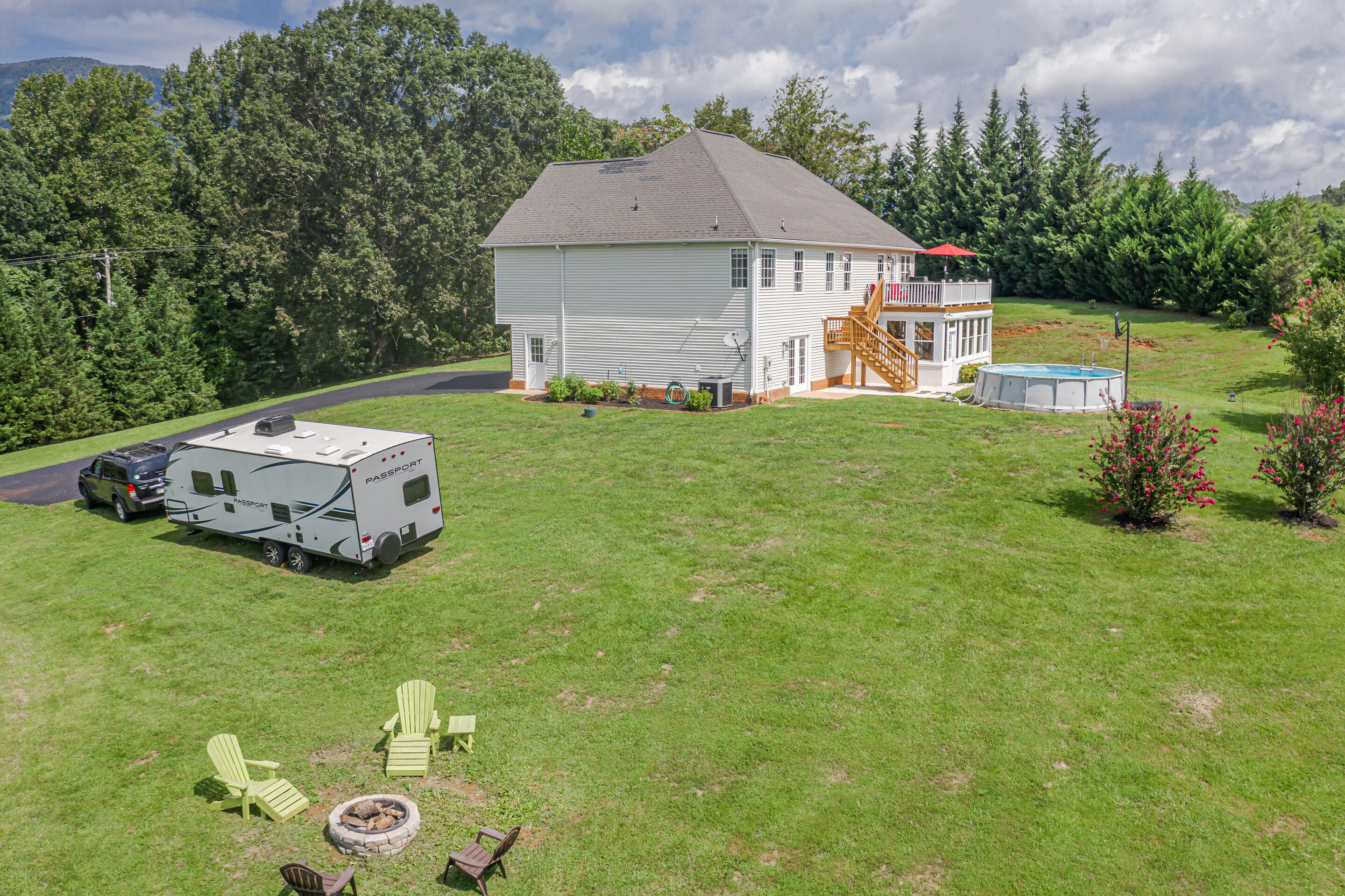 4510 Bethlehem Road Boones Mill, VA 24065 - Photo 44 of 48 a house view with a garden space