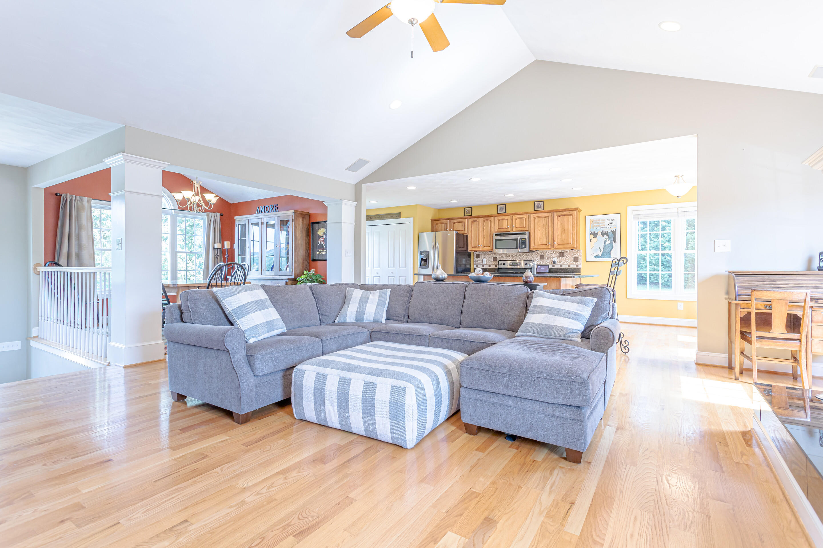 4510 Bethlehem Road Boones Mill, VA 24065 - Photo 6 of 48 a living room with furniture and a large window